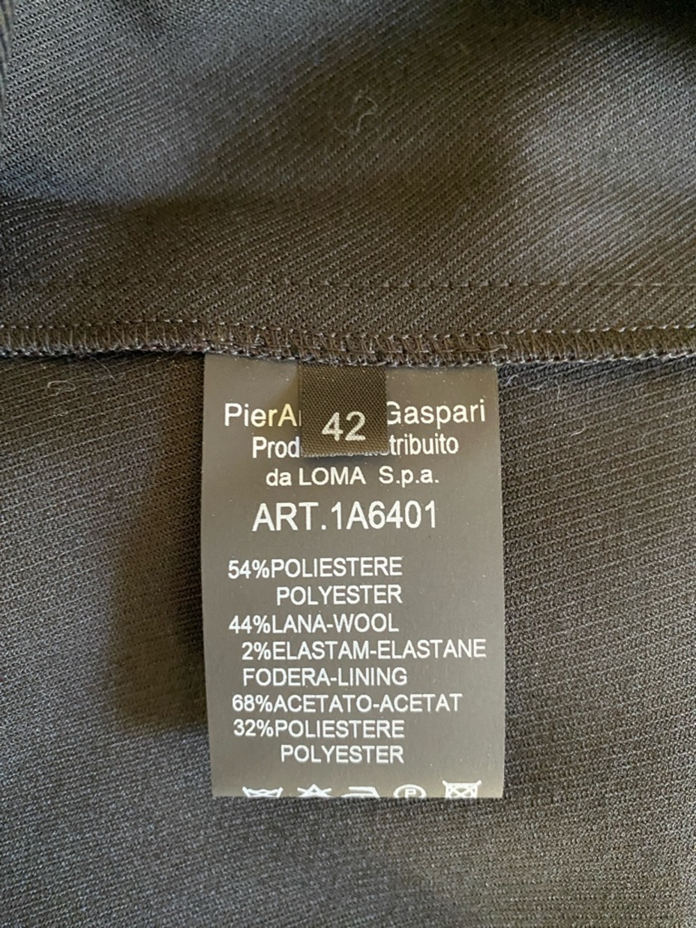 Black Midi Pier Antonio Gaspari Dress with Front Pocket Detail - Picture 5 of 8